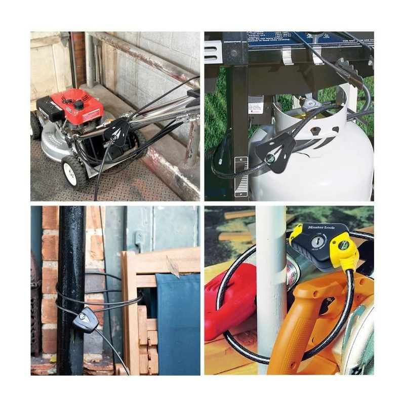 MASTER LOCK Patented anti-theft cable adjustable from 30 cm to 1.8 m