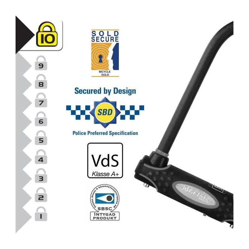 MASTER LOCK Bicycle Lock U - Key - Bikes, Electric Bikes, MTB