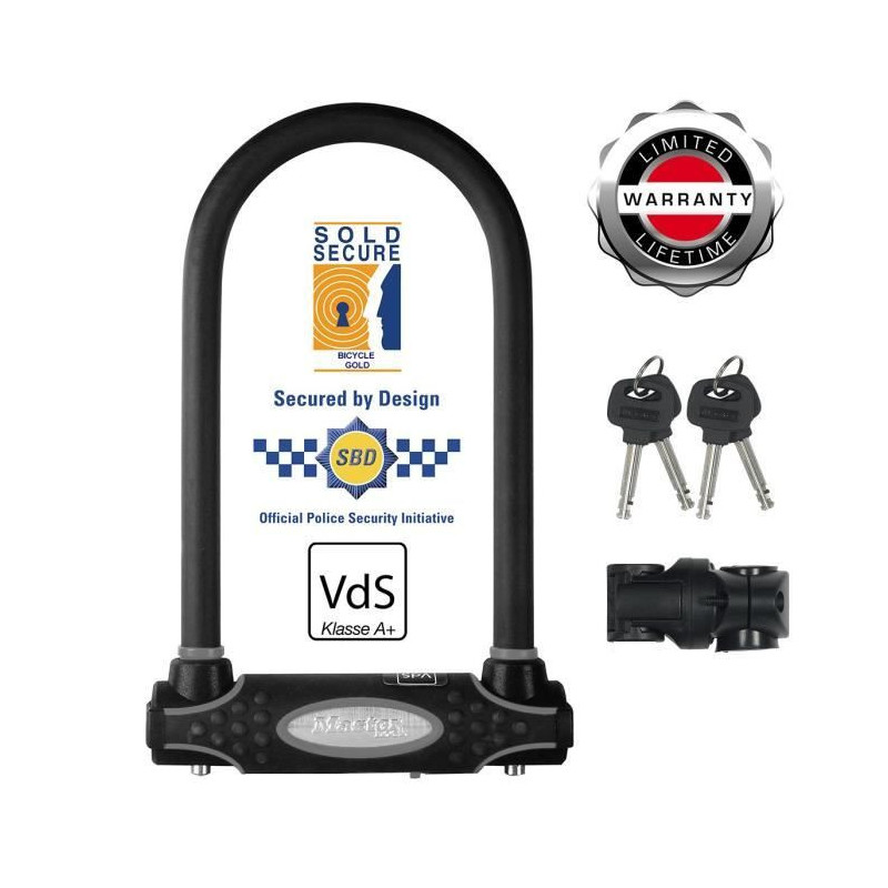 MASTER LOCK Bicycle Lock U - Key - Bikes, Electric Bikes, MTB