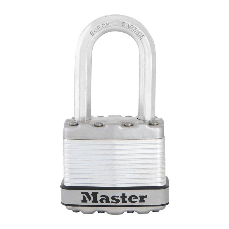Steel padlock - 50 mm - D: 8 mm - octagonal shackle
