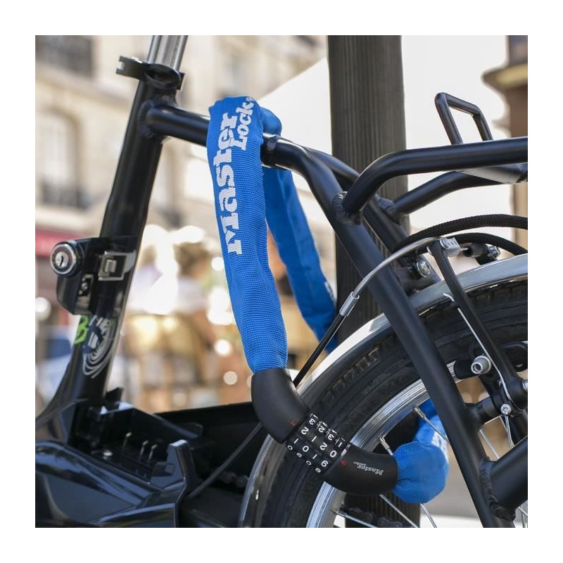 MASTER LOCK Bike Lock Chain - Ideal for Bicycles, Electric Bikes, Moun
