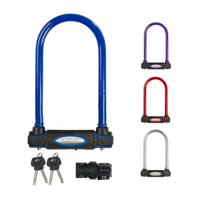 MASTER LOCK Bicycle Lock U [With Key] - Ideal for Bicycles, Electric B