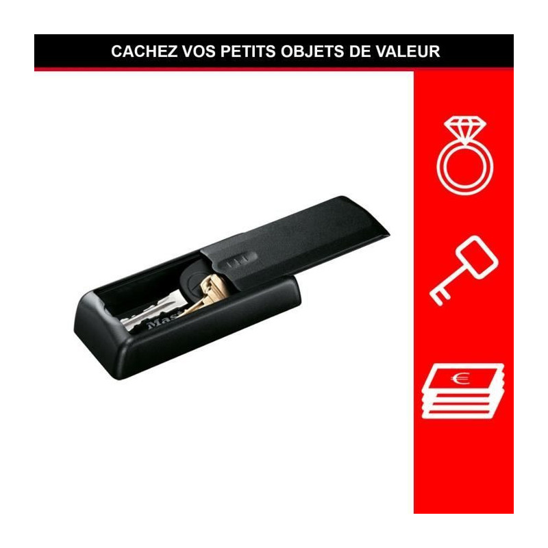Master Lock Mini Magnetic Key Box - Cachette to hide the car key