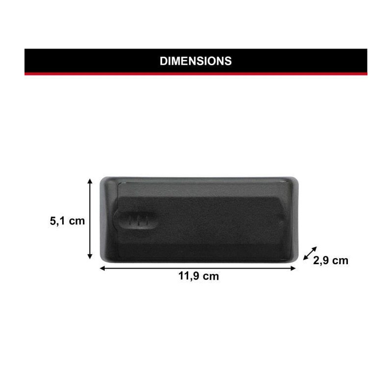 Master Lock Mini Magnetic Key Box - Cachette to hide the car key