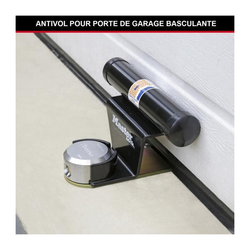 Master Lock Anti -Four For Tilting Garage Door - Black