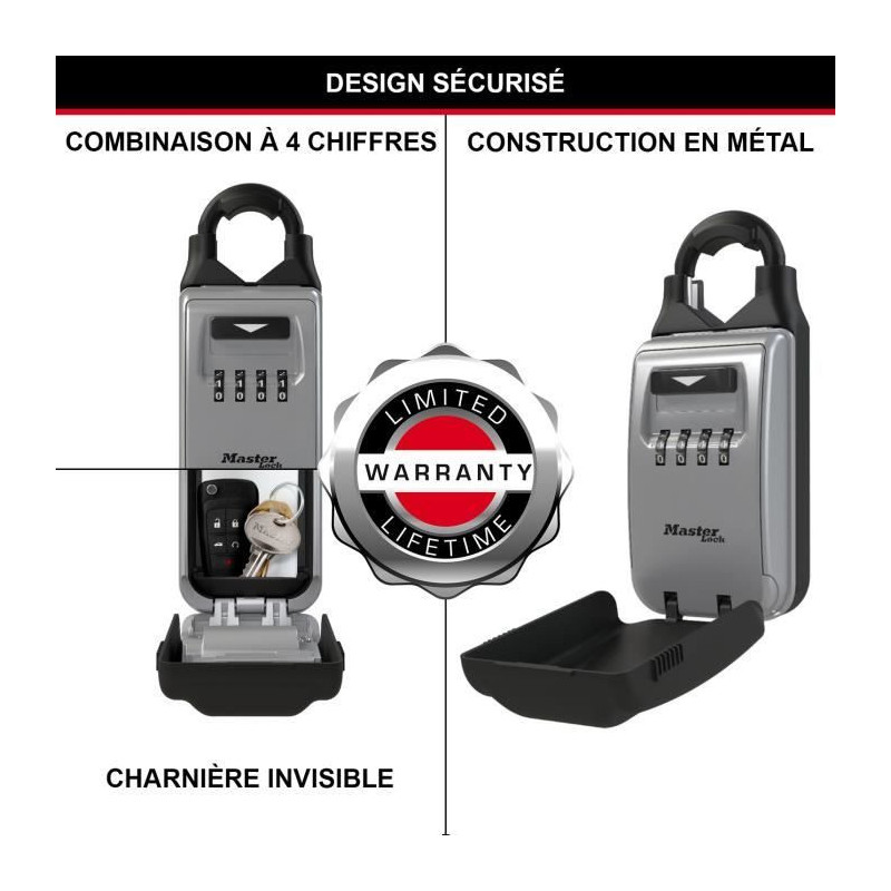 Master Lock 5420EURD Box with retractable handle