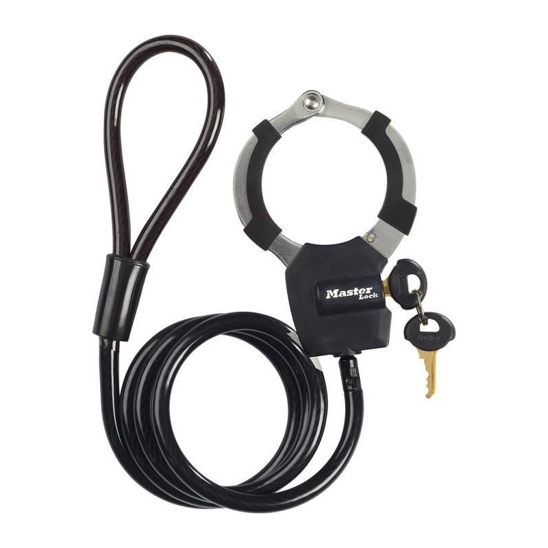 MASTER LOCK Key Lock Cable with Handcuff - 1 m