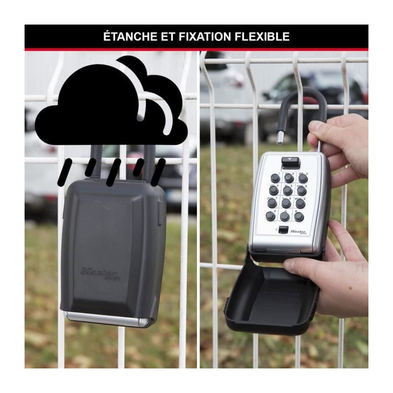 Master Lock Secure Key Box - Pushing buttons