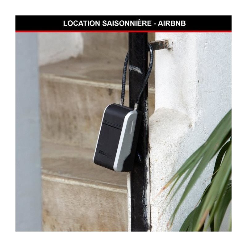 MASTER LOCK - Exterior key box with handle - New design - Large Capaci