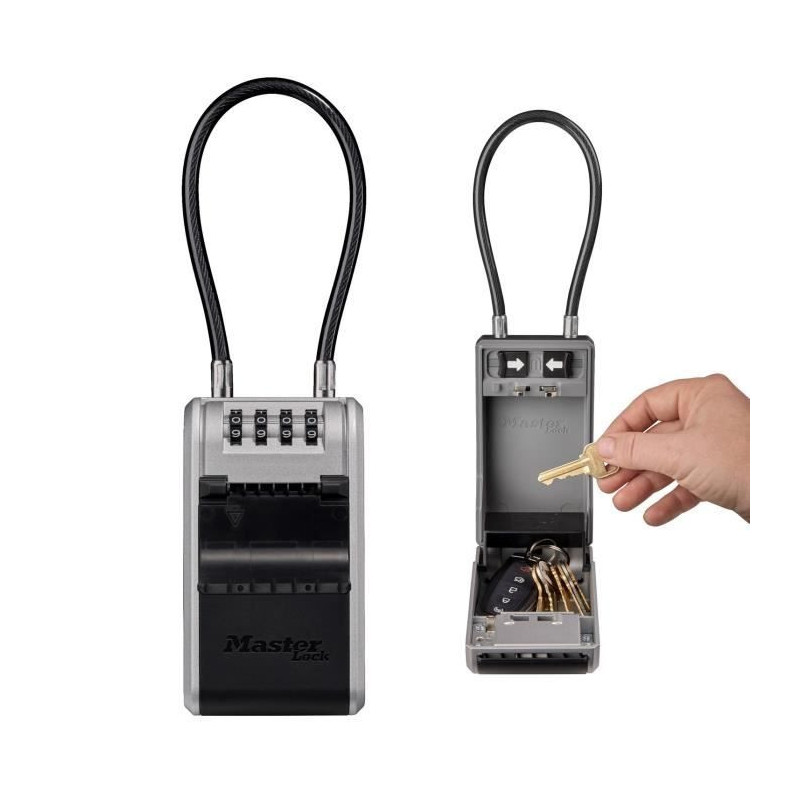 MASTER LOCK - Exterior key box with handle - New design - Large Capaci