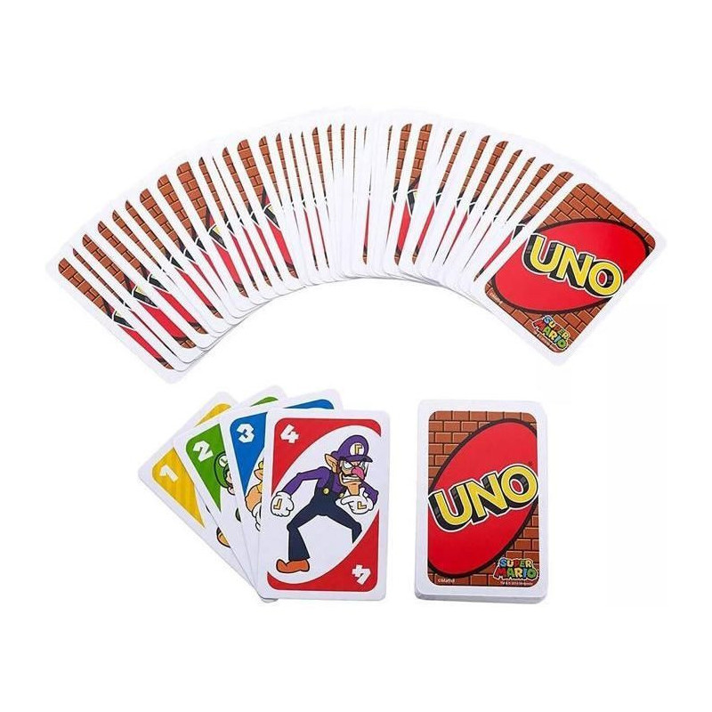 Uno - Uno Super Mario Bros - Card Game - Ages 7