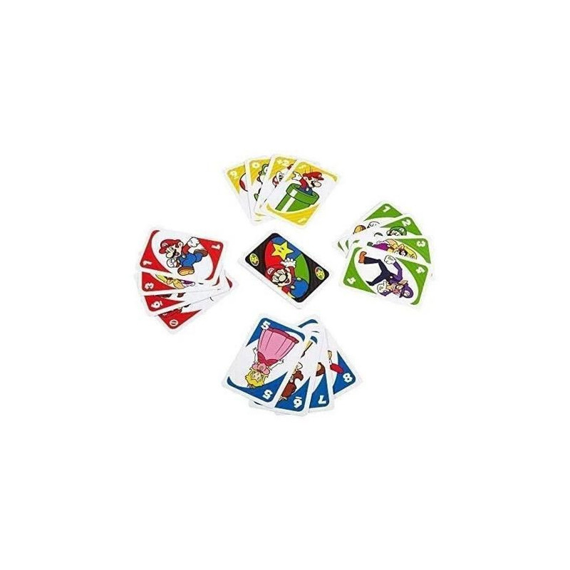 Uno - Uno Super Mario Bros - Card Game - Ages 7