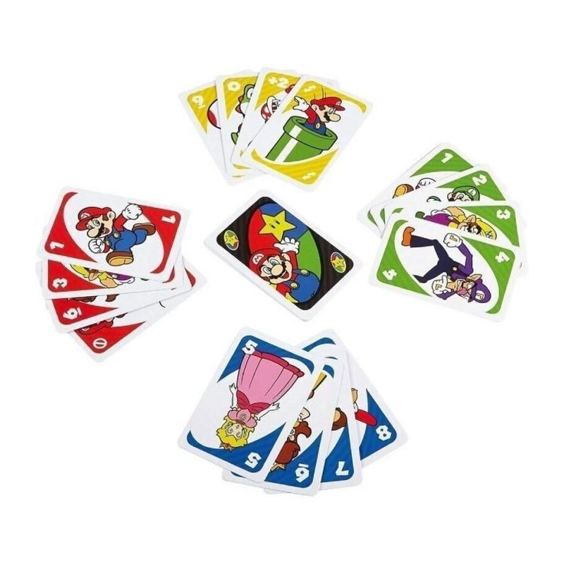Uno - Uno Super Mario Bros - Card Game - Ages 7