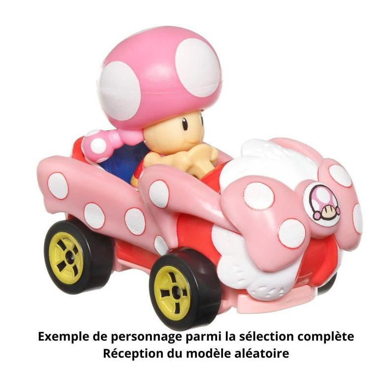 Hot Wheels - Mario Kart Vehicle (random model) - Small Car - 3 years a