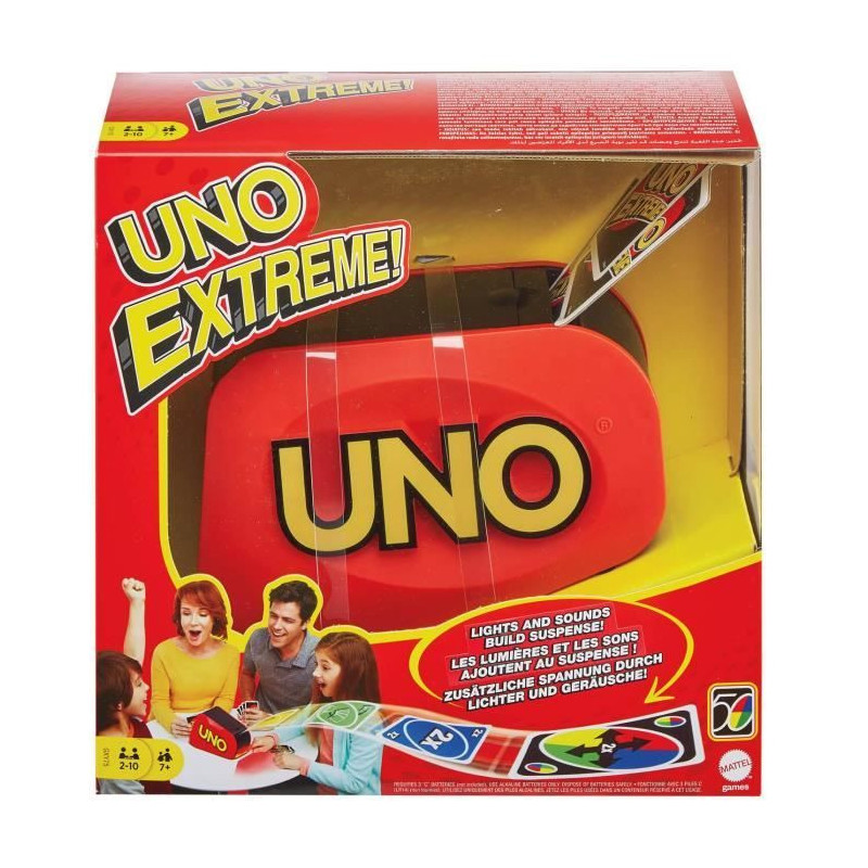 Mattel Games - Uno Extreme - Family Card Game - Ages 7 and up