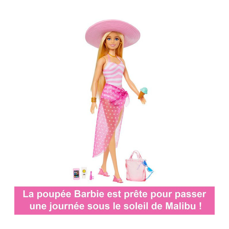Barbie - Barbie Beach Day Barbie (CP4) - 21a - doll - 3 years old and