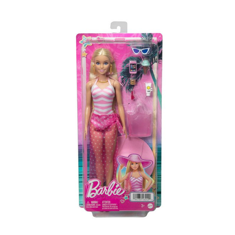 Barbie - Barbie Beach Day Barbie (CP4) - 21a - doll - 3 years old and