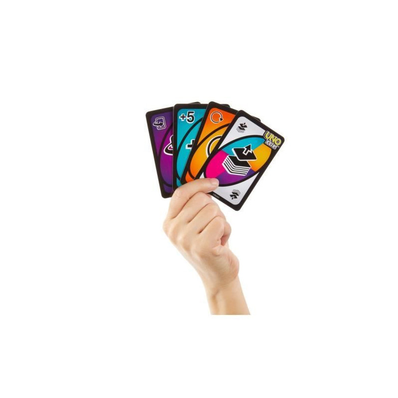 UNO - Flip Side - Family Card Game - Uno with Reversible Cards
