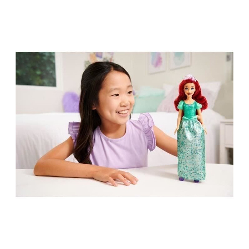Ariel Doll 29 cm, Mattel Disney Princess Doll Dress Up and Accessories