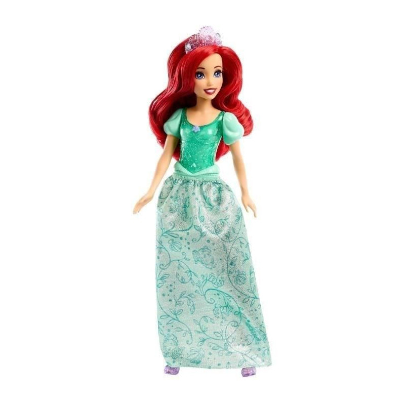 Ariel Doll 29 cm, Mattel Disney Princess Doll Dress Up and Accessories