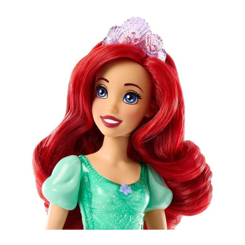 Ariel Doll 29 cm, Mattel Disney Princess Doll Dress Up and Accessories