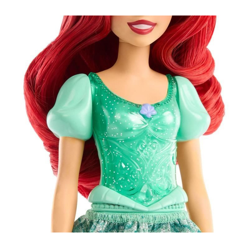 Ariel Doll 29 cm, Mattel Disney Princess Doll Dress Up and Accessories