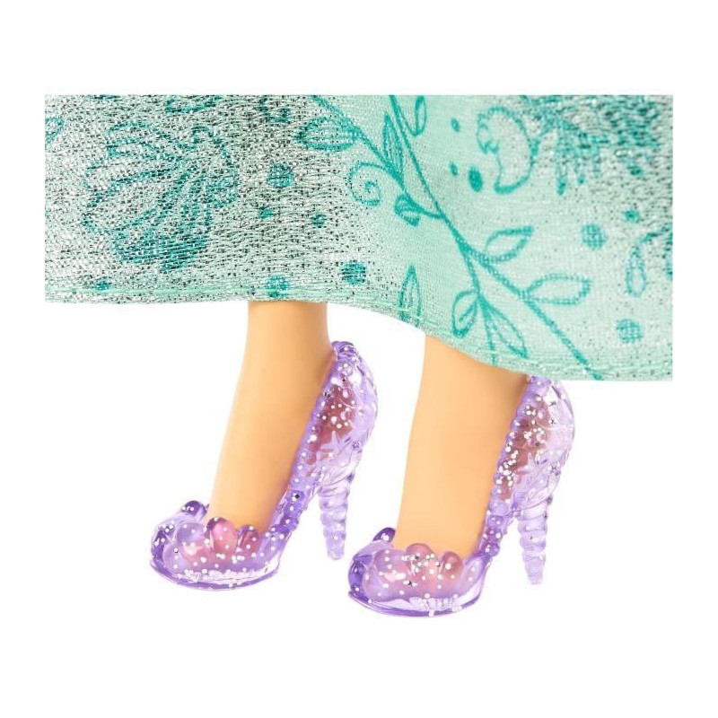 Ariel Doll 29 cm, Mattel Disney Princess Doll Dress Up and Accessories