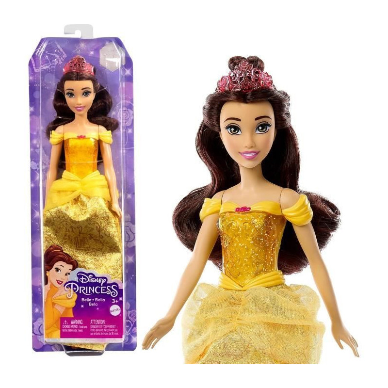 Disney princess - Belle doll 29cm - Mannequins dolls - 3 years and +