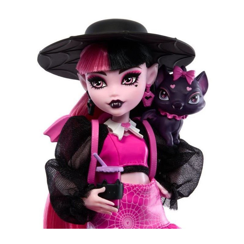 Monster High Draculaura Doll with Pet and Accessories HRP64