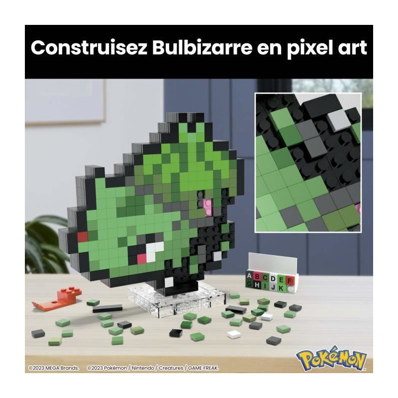 MEGA-Pokémon-Bulbizarre-Retro Building Set 374 pieces - MEGA Pokémon
