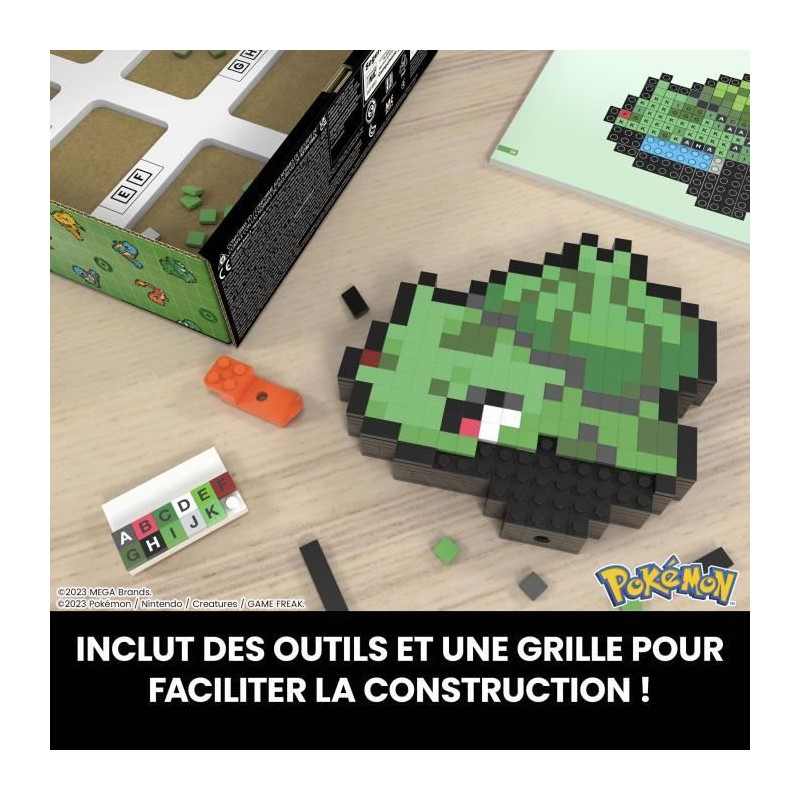 MEGA-Pokémon-Bulbizarre-Retro Building Set 374 pieces - MEGA Pokémon