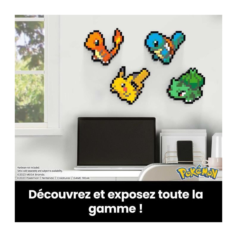 MEGA Pokémon Charmander 349-Piece Retro Building Set - MEGA Pokémon