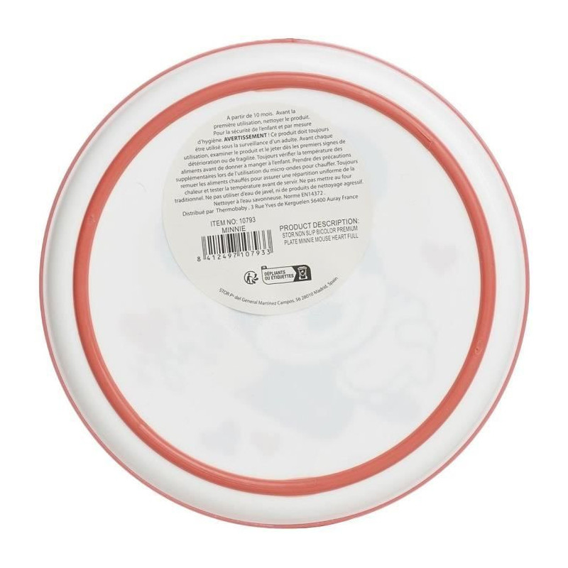 3 PIECE MEAL SET MINNIE CUP / BOWL / PLATE - Set 3pcs Non-Sl