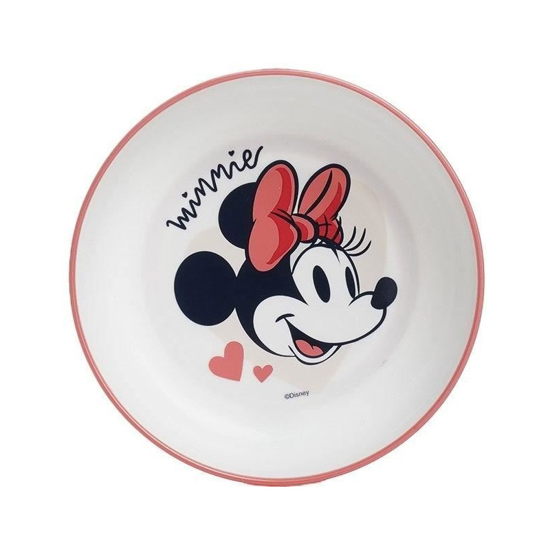3 PIECE MEAL SET MINNIE CUP / BOWL / PLATE - Set 3pcs Non-Sl