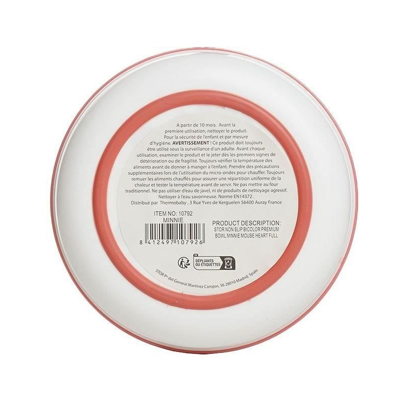 3 PIECE MEAL SET MINNIE CUP / BOWL / PLATE - Set 3pcs Non-Sl