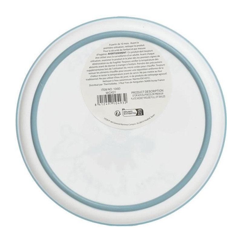 PIECE MEAL SET MICKEY CUP / BOWL / PLATE - Set 3pcs Non-Sl
