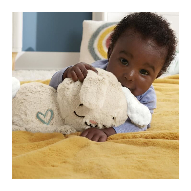 Fisher-Price-My Hug Bunny - Night Light Plush - Educational Toy - HXG9