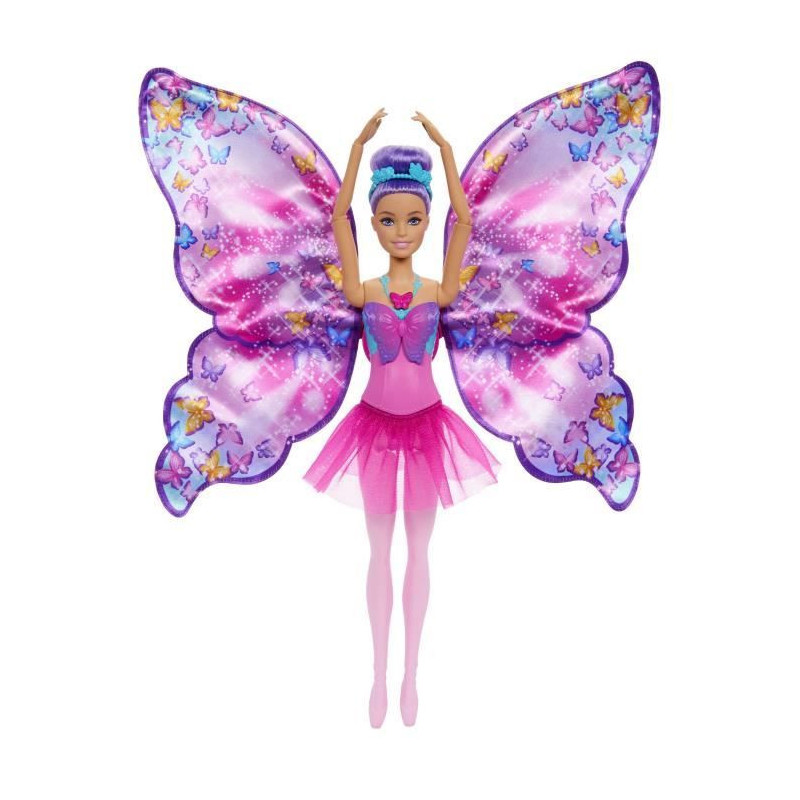 Barbie-From Dancer to Butterfly-2 in 1 Transformation Doll HXJ10