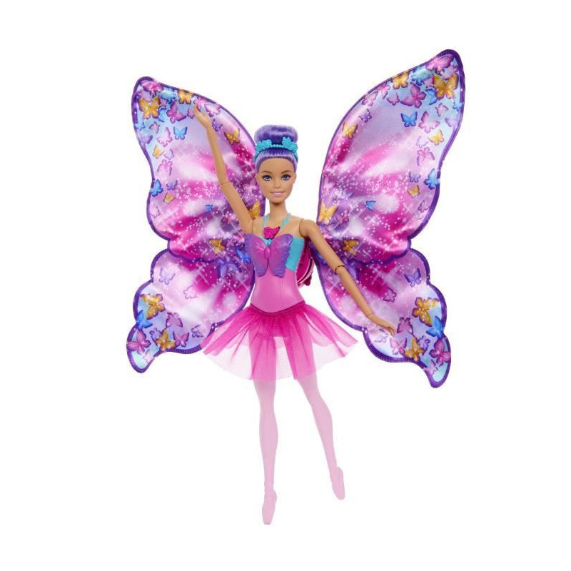 Barbie-From Dancer to Butterfly-2 in 1 Transformation Doll HXJ10