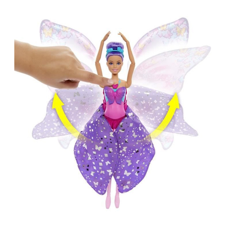 Barbie-From Dancer to Butterfly-2 in 1 Transformation Doll HXJ10