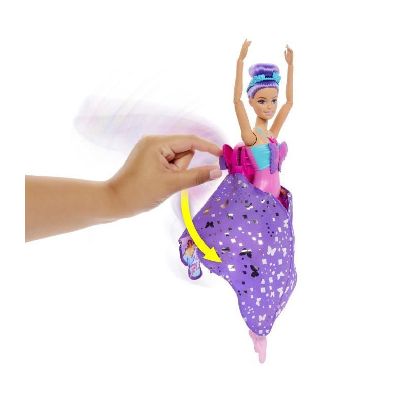 Barbie-From Dancer to Butterfly-2 in 1 Transformation Doll HXJ10