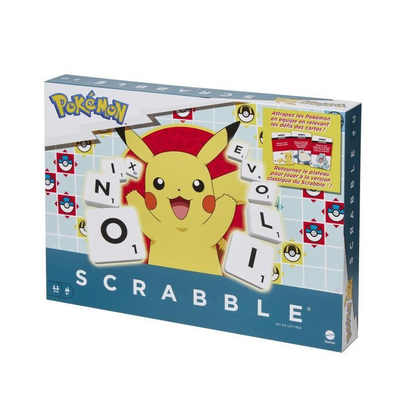 Pokémon Scrabble - Family Board Game with 2 Game Modes HXT27