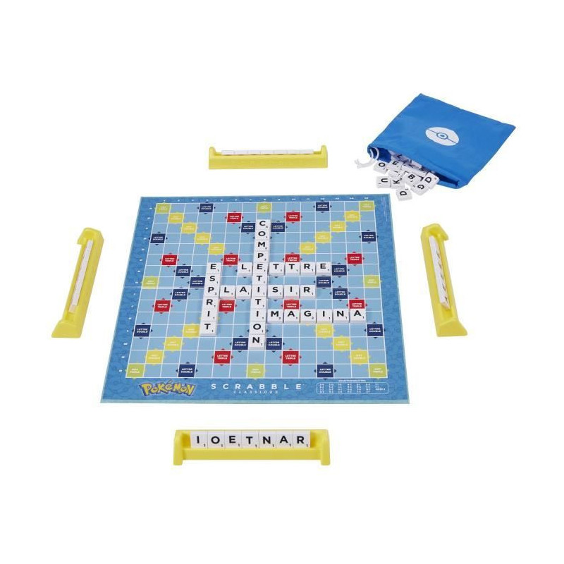 Pokémon Scrabble - Family Board Game with 2 Game Modes HXT27