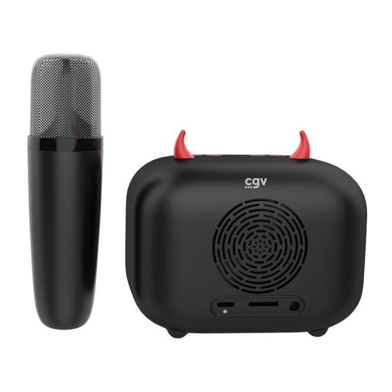 Karaoke kit / Bluetooth speaker and wireless microphone - CGV - DIABLO