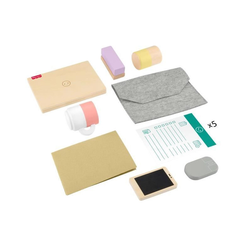 FISHER-PRICE Wooden telework set - HXV11