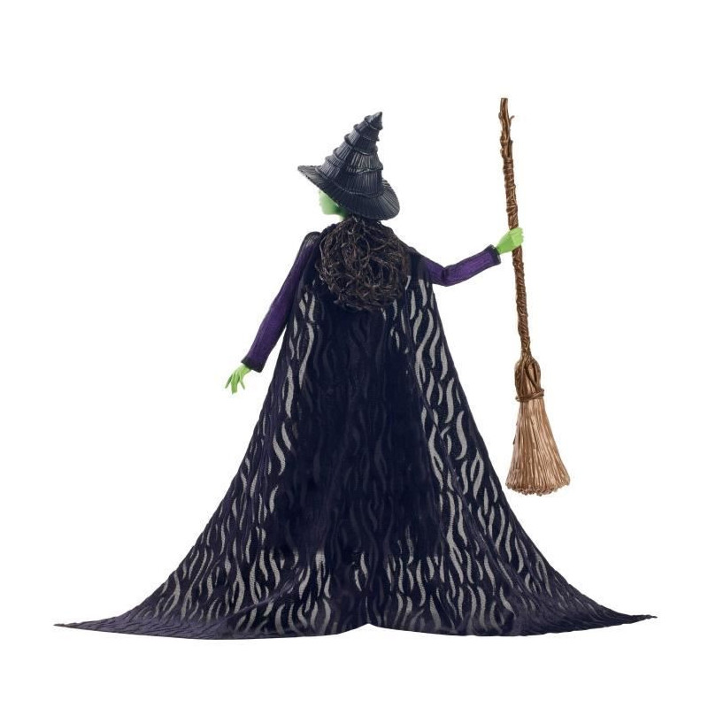 Mattel-Wicked-Elphaba Doll with Braided Hair and Multiple Poses - Wick