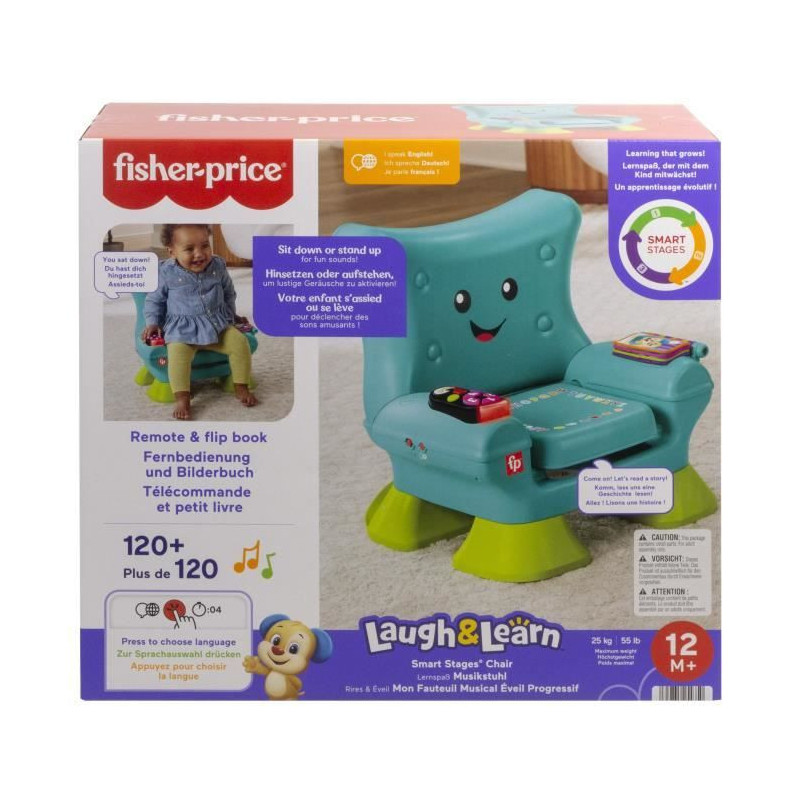 Fisher-Price-Laugh and Learn-Electronic Progressive Learning Chair HYR