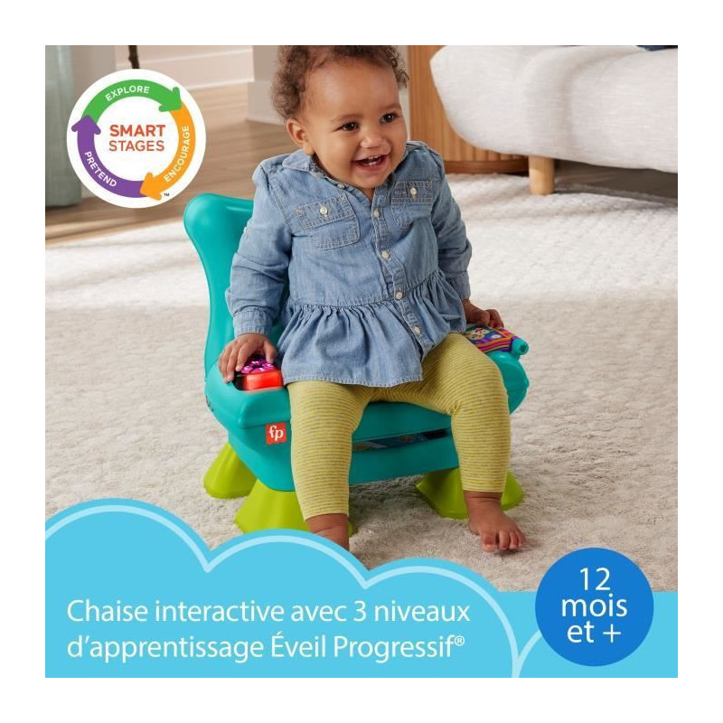 Fisher-Price-Laugh and Learn-Electronic Progressive Learning Chair HYR