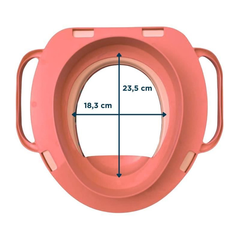 COMFORT TOILET REDUCER WITH MINNIE HANDLES