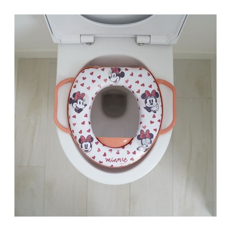 COMFORT TOILET REDUCER WITH MINNIE HANDLES